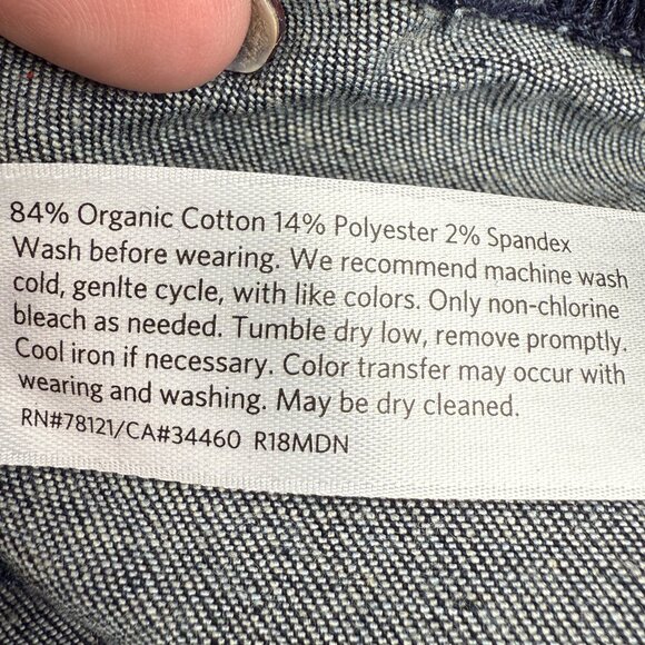 NWT Women's EILEEN FISHER Organic Cotton Stretch Denim Legging Jeans | Size S - Picture 12 of 12